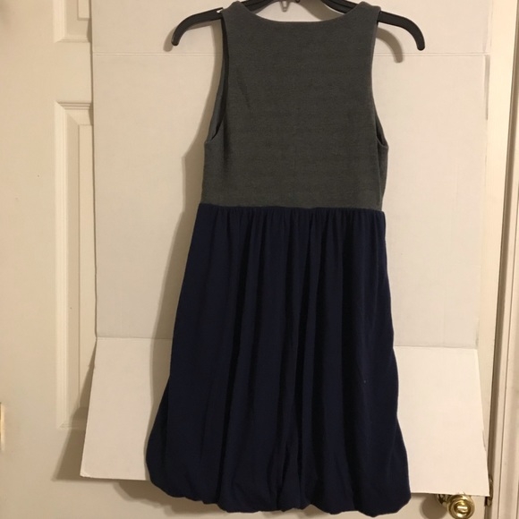🦄Twentyone Dress Gray/Navy Sleeveless Bubble S - Picture 5 of 8